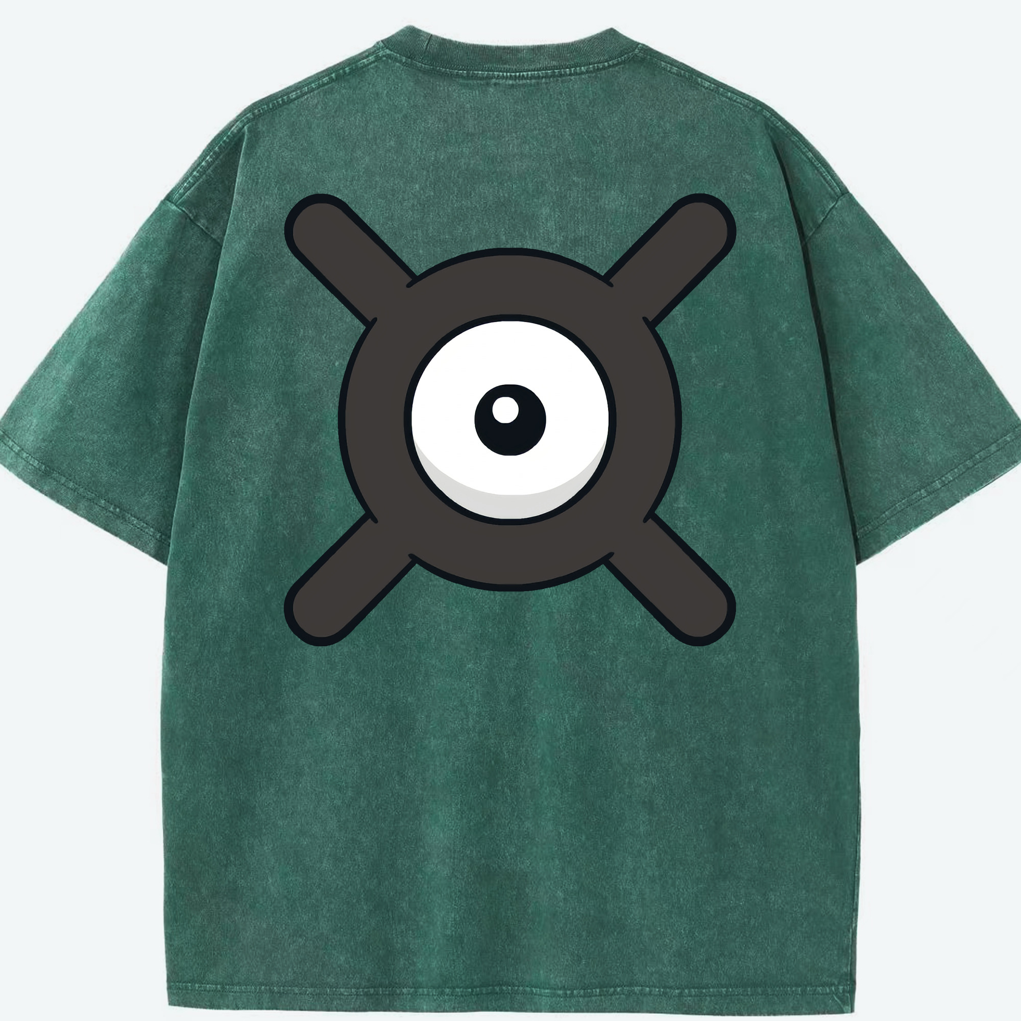 （画像用） ポケットモンスター Pokémon 綿100% ヴィンテージ風 半袖Tシャツ（背面プリント）